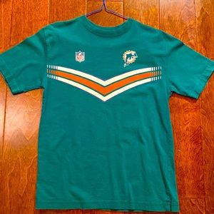 NFL Miami Dolphin Shirt, youth size 10/12, like new condition